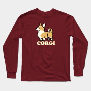 Pixel Perfect Corgi Long Sleeve T-Shirt